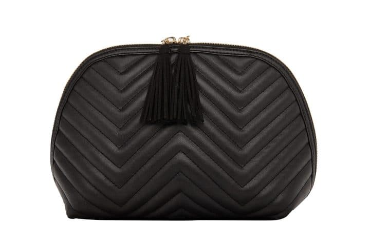 Louenhide Audrey Quilted Cosmetic Bag - Black