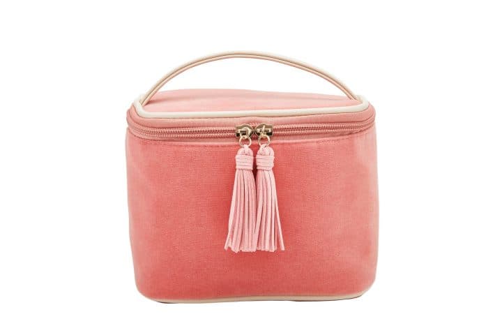Louenhide Saffron Velvette Cosmetic Case - Pink